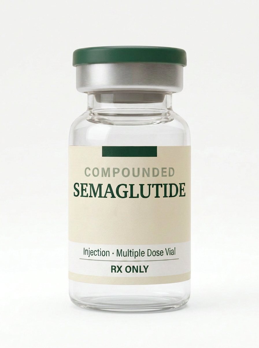 Semaglutide injection — unbranded product render