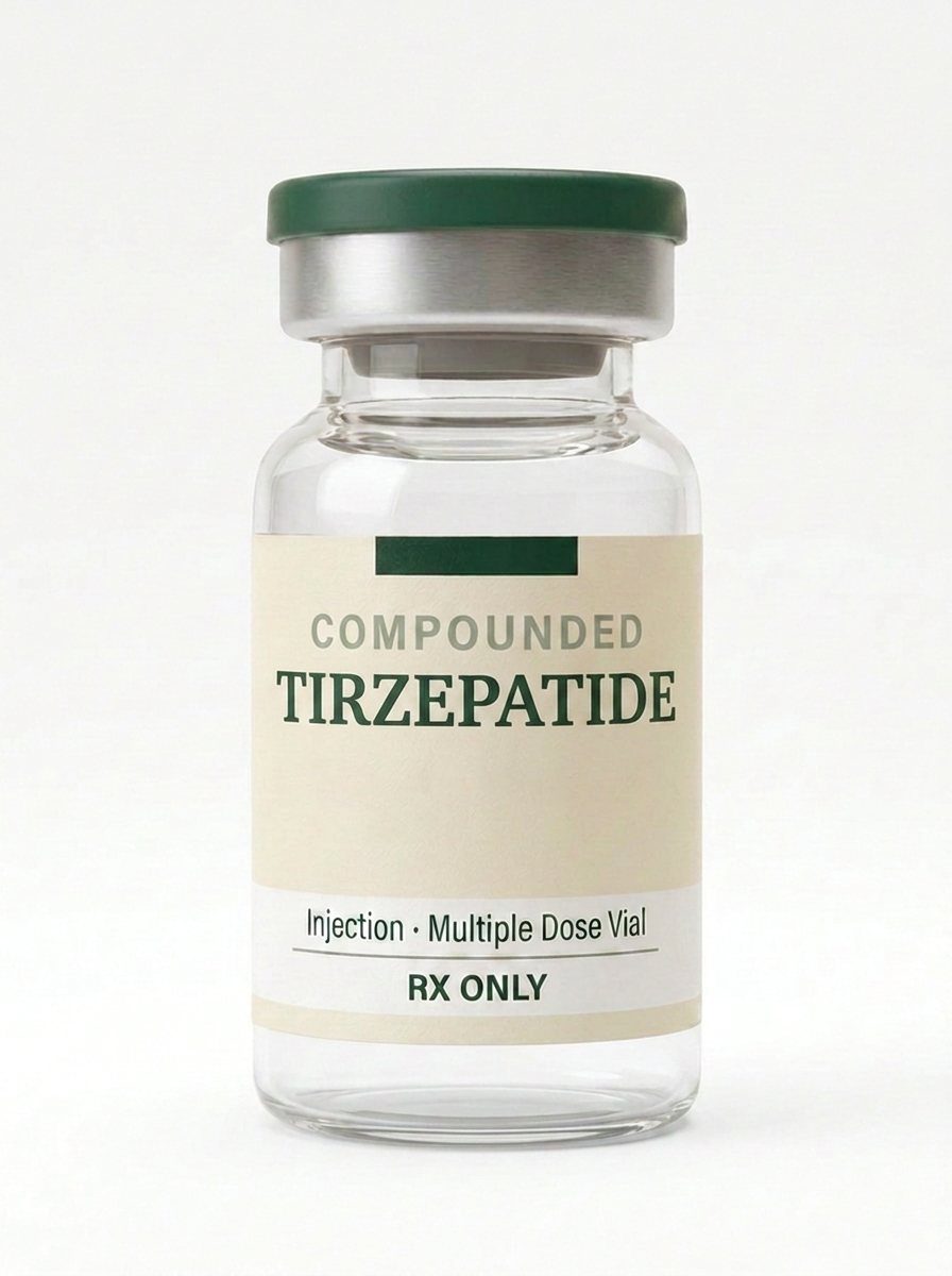 Tirzepatide injection — unbranded product render
